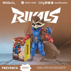 BlBlokees Marvel Rivals Rocket Raccoon Champion Class CC08 Model Kit - (Preventa) ¡Reserva Ahora!