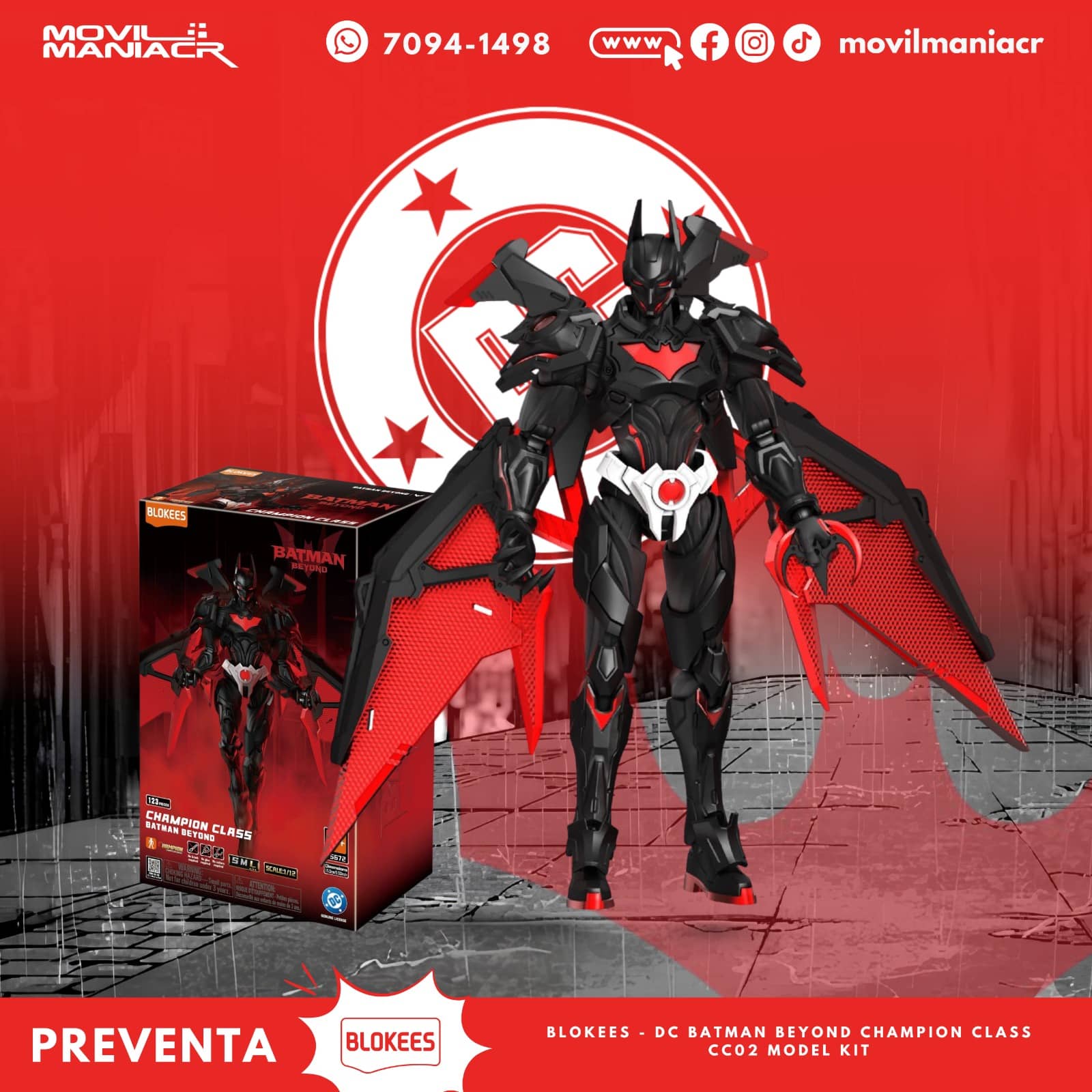 Blokees DC Champion Class 02 Batman Beyond Model Kit - (Preventa) ¡Reserva Ahora! 1 Blokees DC Champion Class 02 Batman Beyond Model Kit - (Preventa) ¡Reserva Ahora!