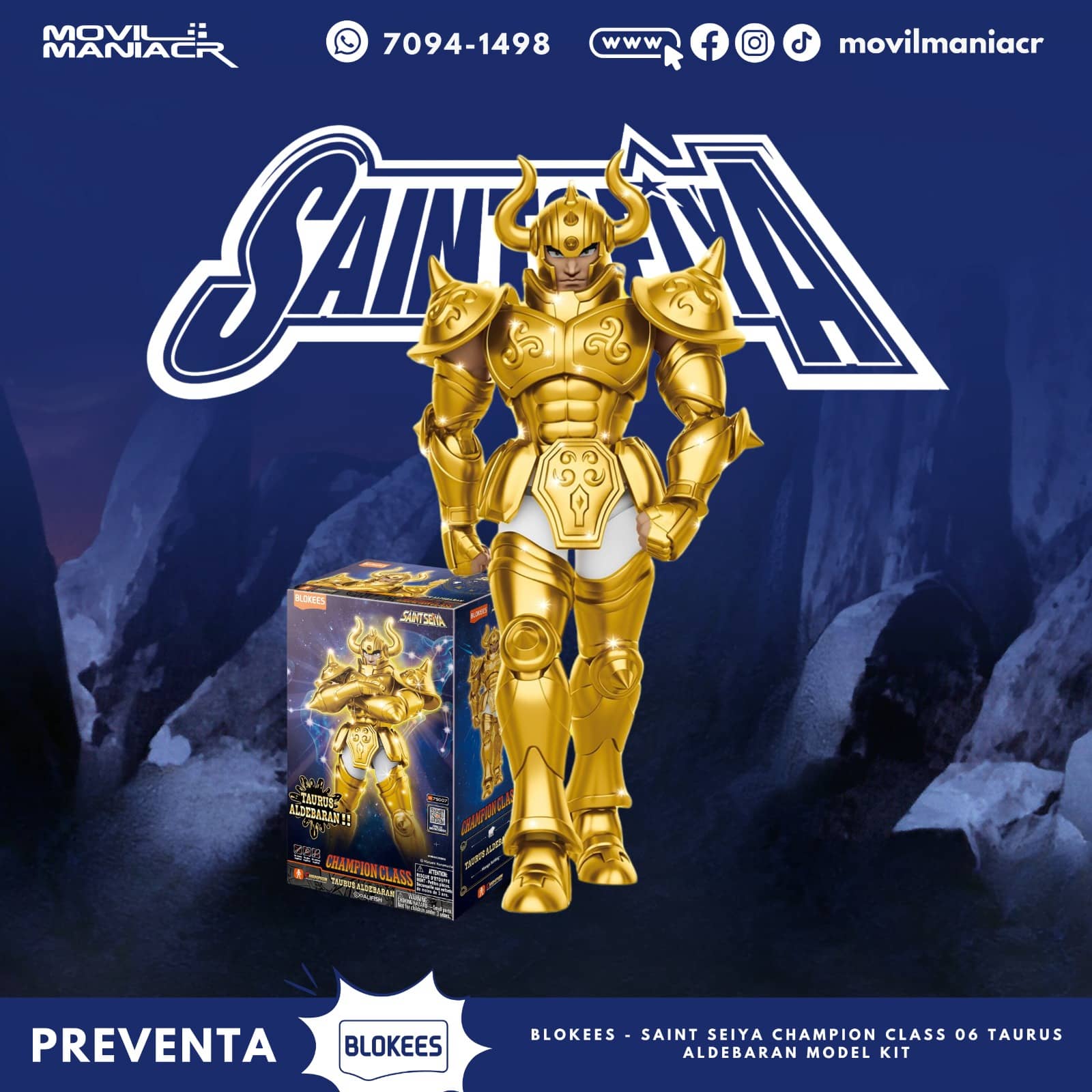 Blokees Saint Seiya Taurus Aldebaran Champion Class 06 Model Kit - (Preventa) ¡Reserva Ahora! 1 Blokees Saint Seiya Taurus Aldebaran Champion Class 06 Model Kit - (Preventa) ¡Reserva Ahora!