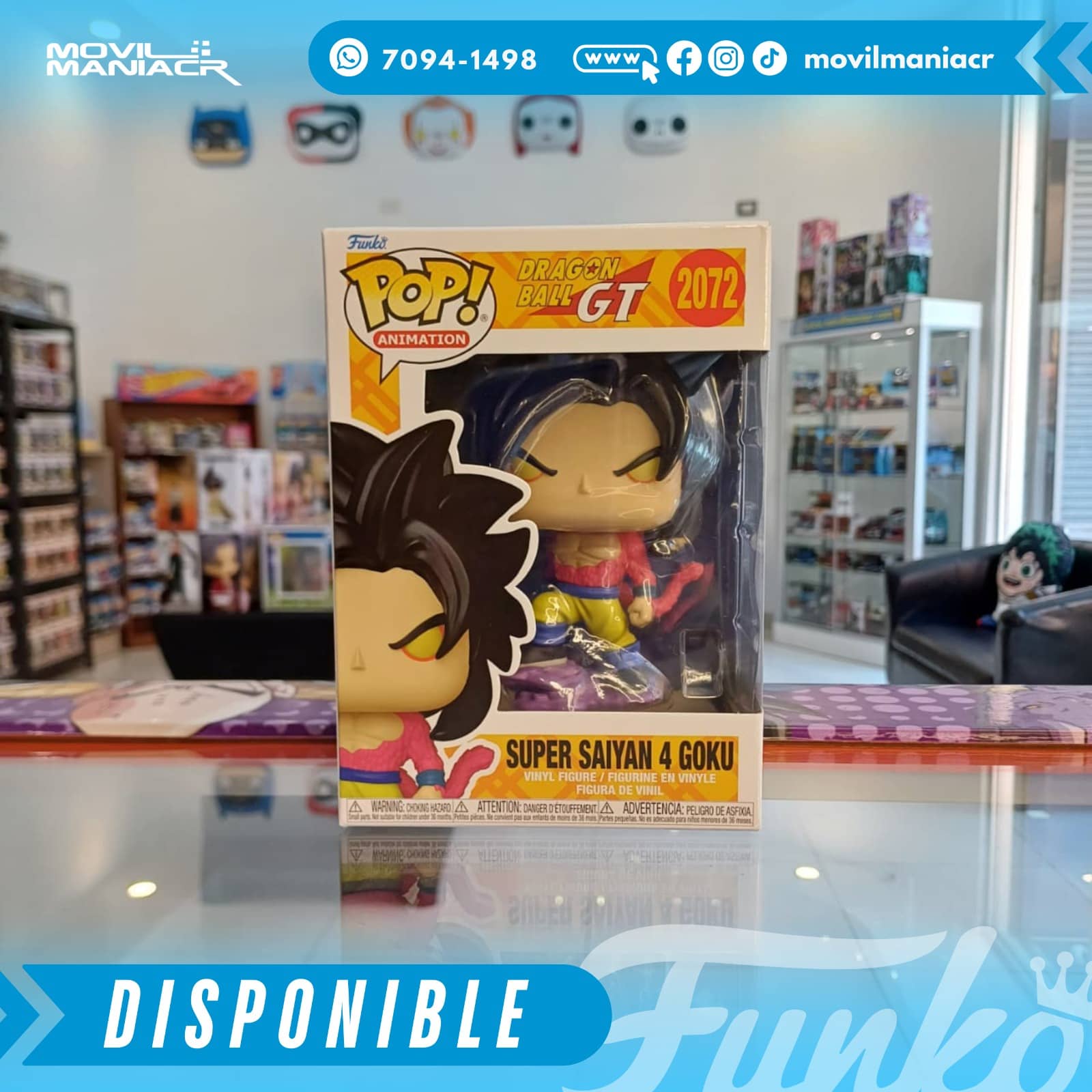 Funko Pop Dragon Ball GT Super Saiyan 4 Goku #2072 - (Stock) ¡Disponible Ahora! 2 Funko Pop Dragon Ball GT Super Saiyan 4 Goku #2072 - (Stock) ¡Disponible Ahora! - Imagen 2