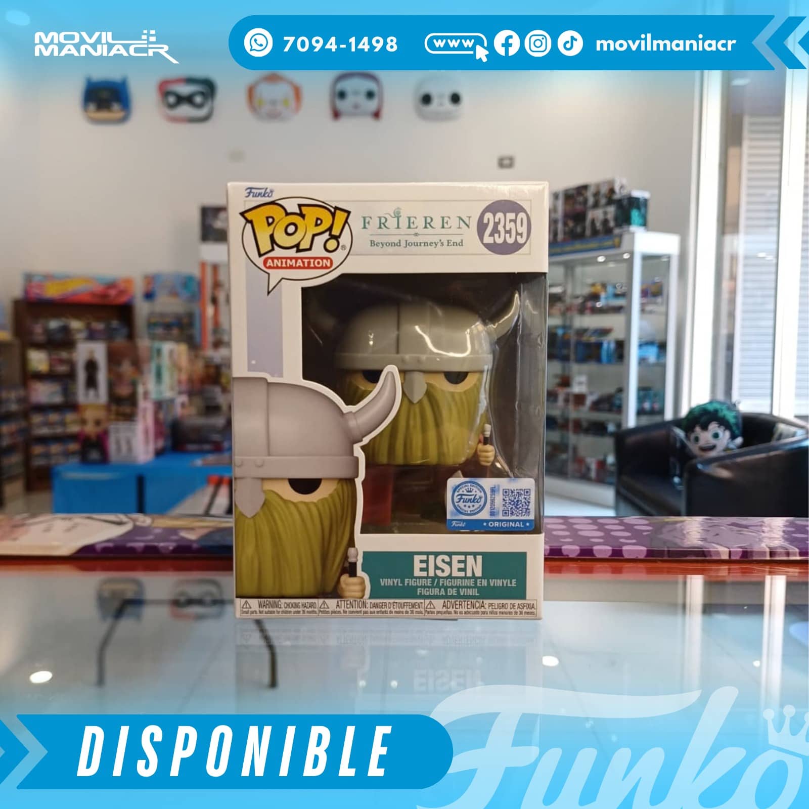 Funko Pop Frieren Beyond Journey’s End Eisen Exclusivo #2359 - (Stock) ¡Disponible Ahora! 2 Funko Pop Frieren Beyond Journey’s End Eisen Exclusivo #2359 - (Stock) ¡Disponible Ahora!