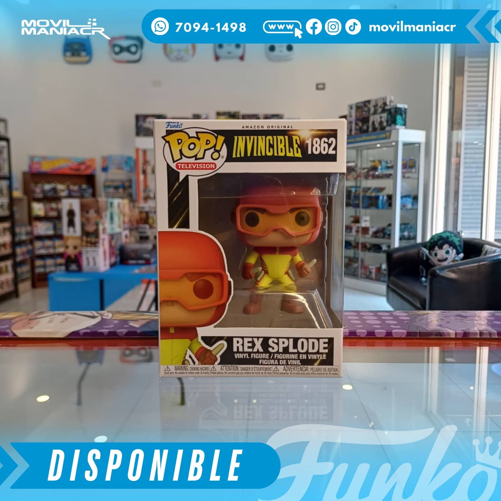 Funko Pop Invincible Rex Splode #1862 - (Stock) ¡Disponible Ahora! 2 Funko Pop Invincible Rex Splode #1862 - (Stock) ¡Disponible Ahora! - Imagen 2
