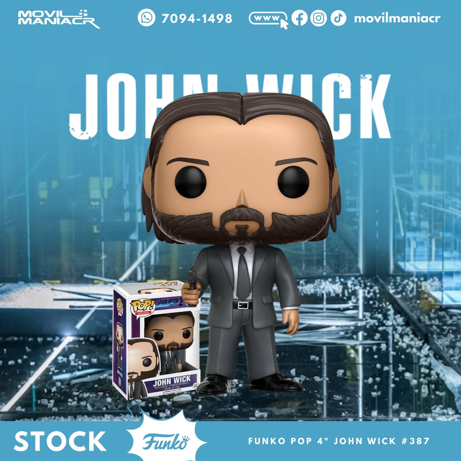 Funko Pop John Wick #387 (Vaulted) - (Stock) ¡Disponible Ahora! 1 Funko Pop John Wick #387 (Vaulted) - (Stock) ¡Disponible Ahora!