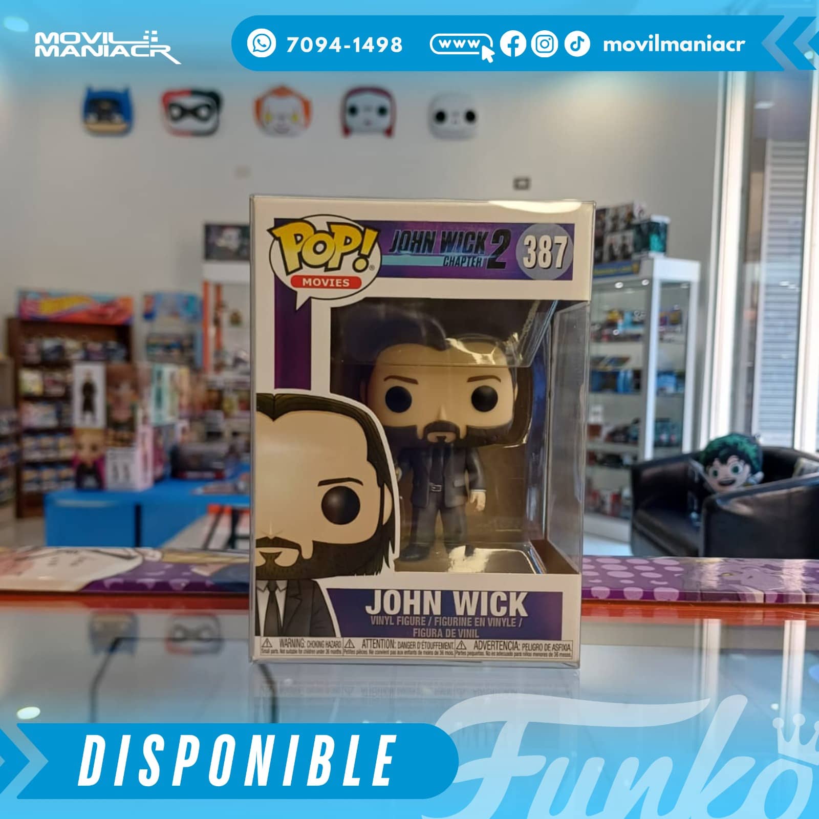 Funko Pop John Wick #387 (Vaulted) - (Stock) ¡Disponible Ahora! 2 Funko Pop John Wick #387 (Vaulted) - (Stock) ¡Disponible Ahora! - Imagen 2