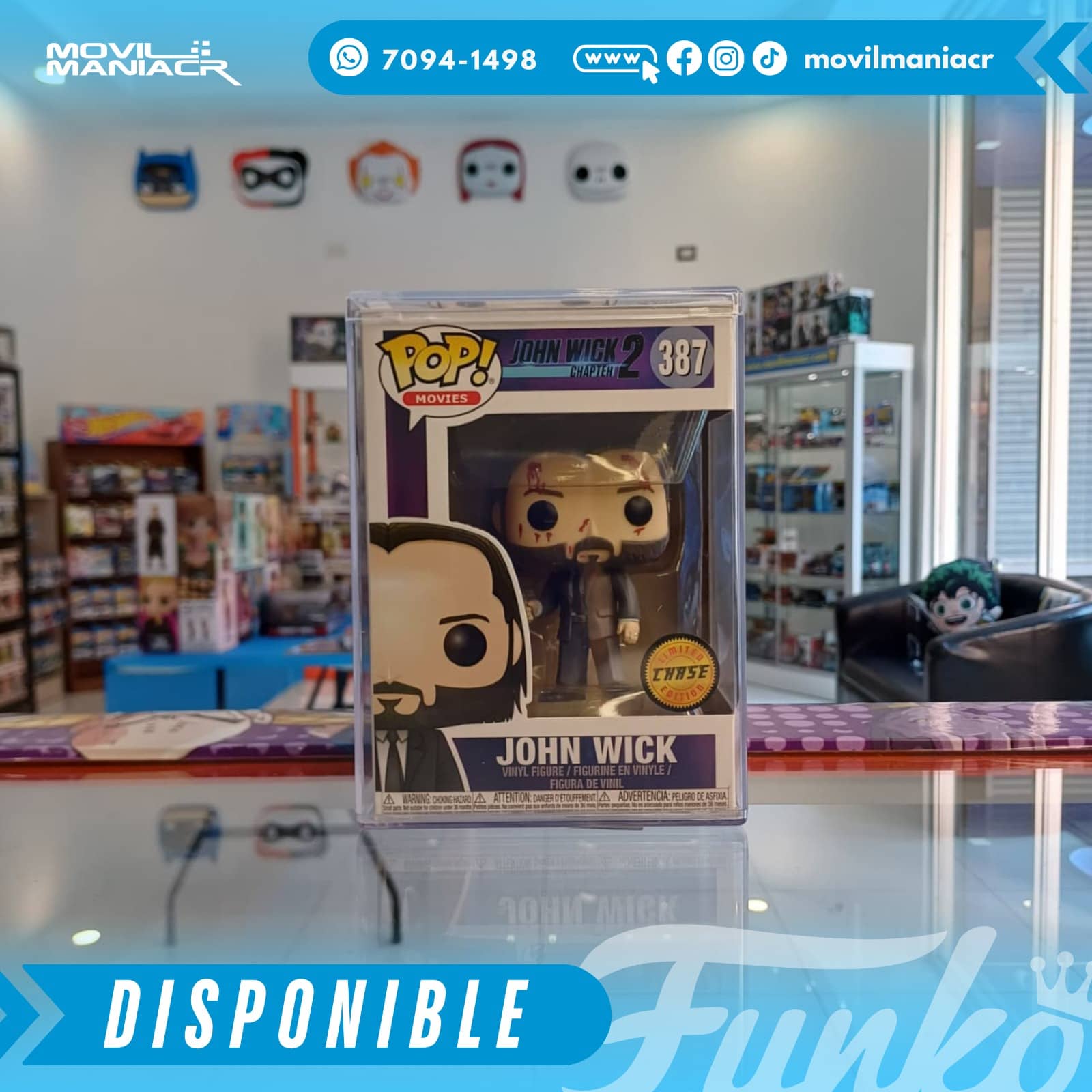 Funko Pop John Wick Chase #387 (Vaulted) - (Stock) ¡Disponible Ahora! 2 Funko Pop John Wick Chase #387 (Vaulted) - (Stock) ¡Disponible Ahora! - Imagen 2