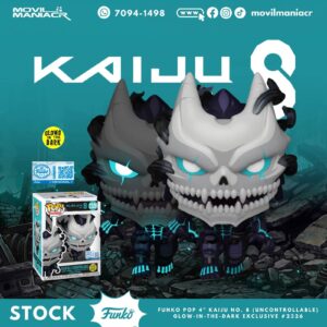 Funko Pop Kaiju No. 8(Uncontrollable) GITD Exclusivo #2326 - (Stock) ¡Disponible Ahora!