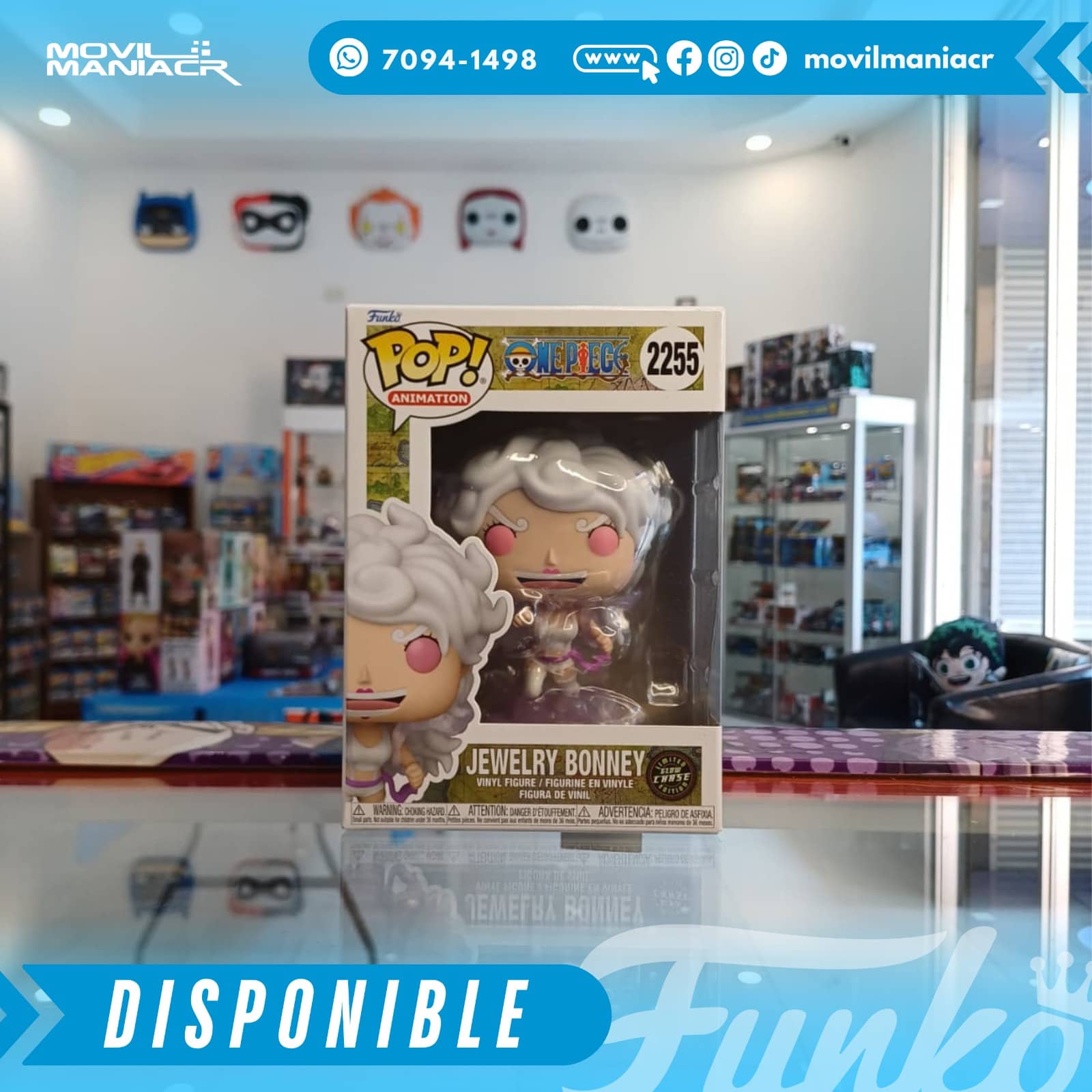 Funko Pop One Piece Jewelry Bonney Chase GITD #2255 - (Stock) ¡Disponible Ahora! 2 Funko Pop One Piece Jewelry Bonney Chase GITD #2255 - (Stock) ¡Disponible Ahora! - Imagen 2