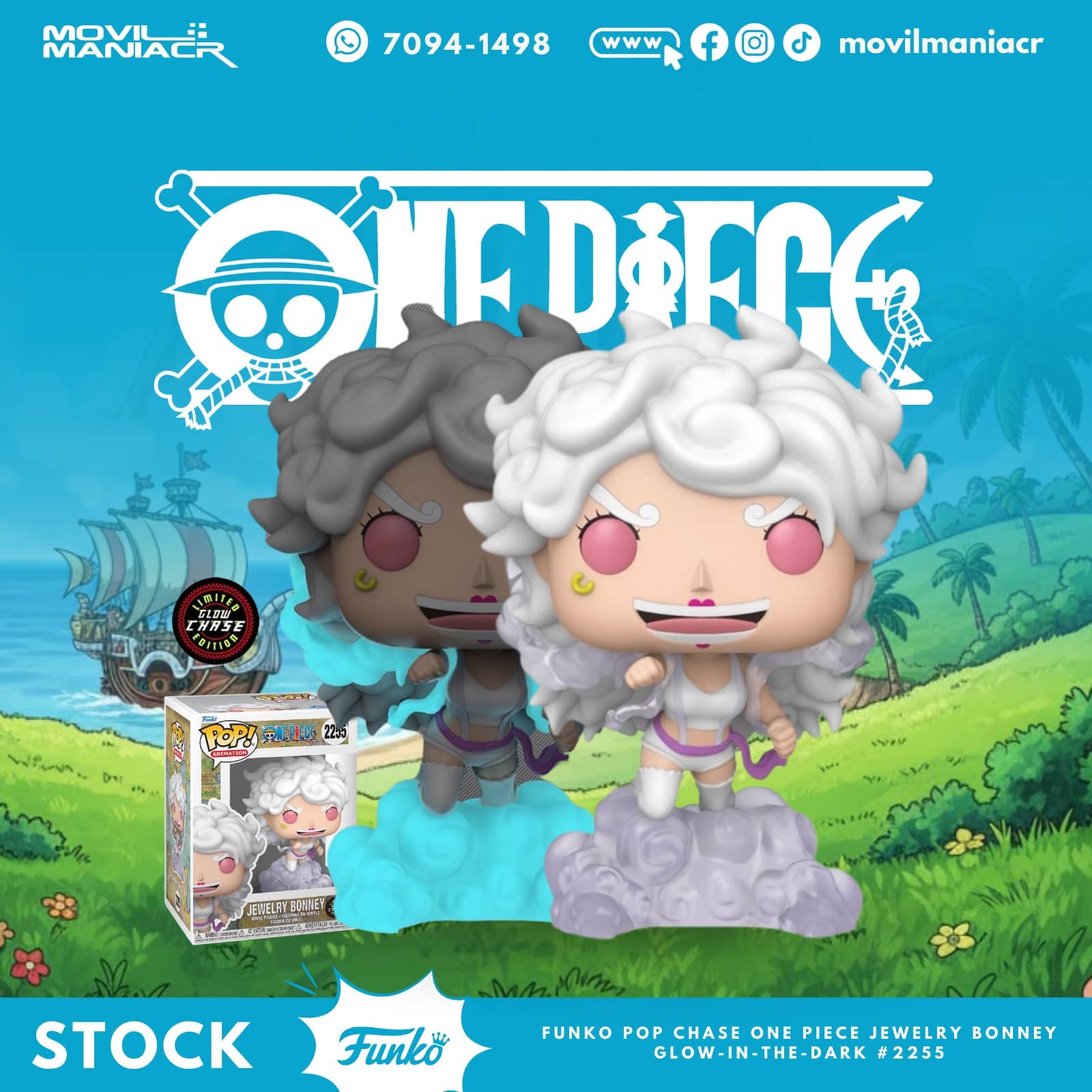 Funko Pop One Piece Jewelry Bonney Chase GITD #2255 - (Stock) ¡Disponible Ahora! 1 Funko Pop One Piece Jewelry Bonney Chase GITD #2255 - (Stock) ¡Disponible Ahora!