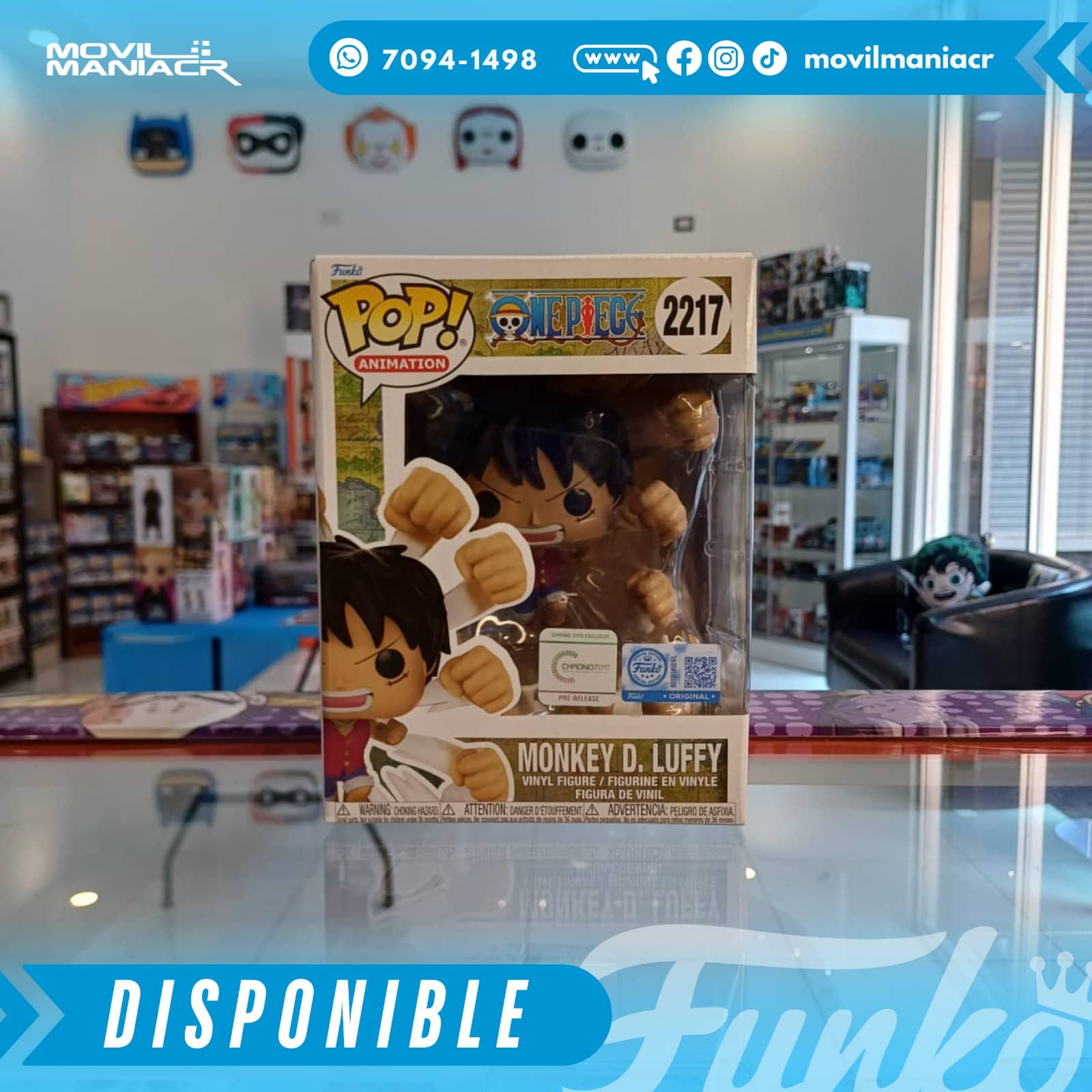 Funko Pop One Piece Luffy Exclusivo #2217 - Premium (Stock) ¡Disponible Ahora! 2 Funko Pop One Piece Luffy Exclusivo #2217 - Premium (Stock) ¡Disponible Ahora! - Imagen 2