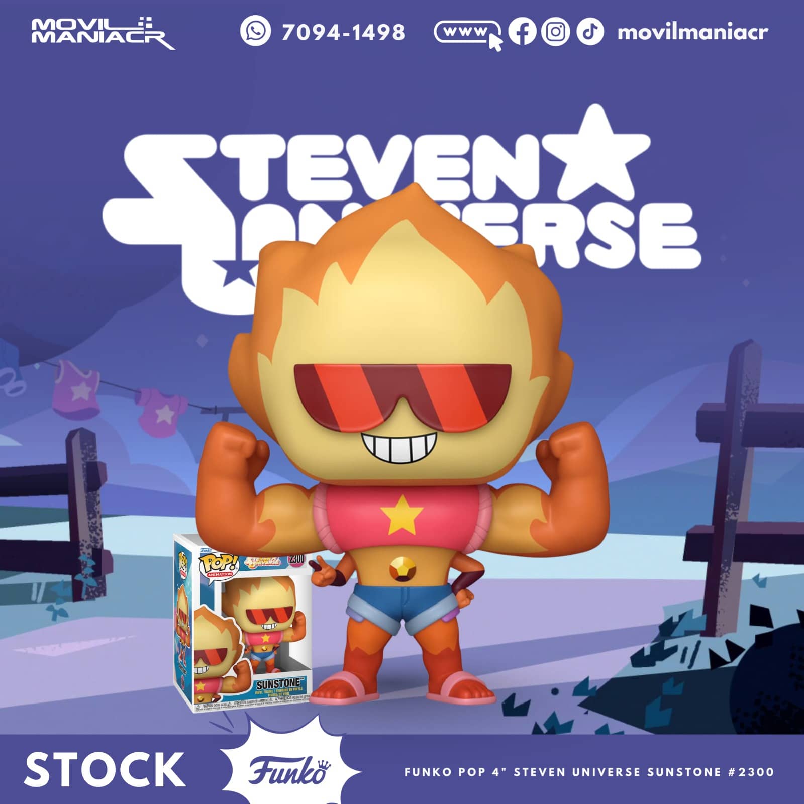 Funko Pop Steven Universe Sunstone #2300 - (Stock) ¡Disponible Ahora! 1 Funko Pop Steven Universe Sunstone #2300 - (Stock) ¡Disponible Ahora!