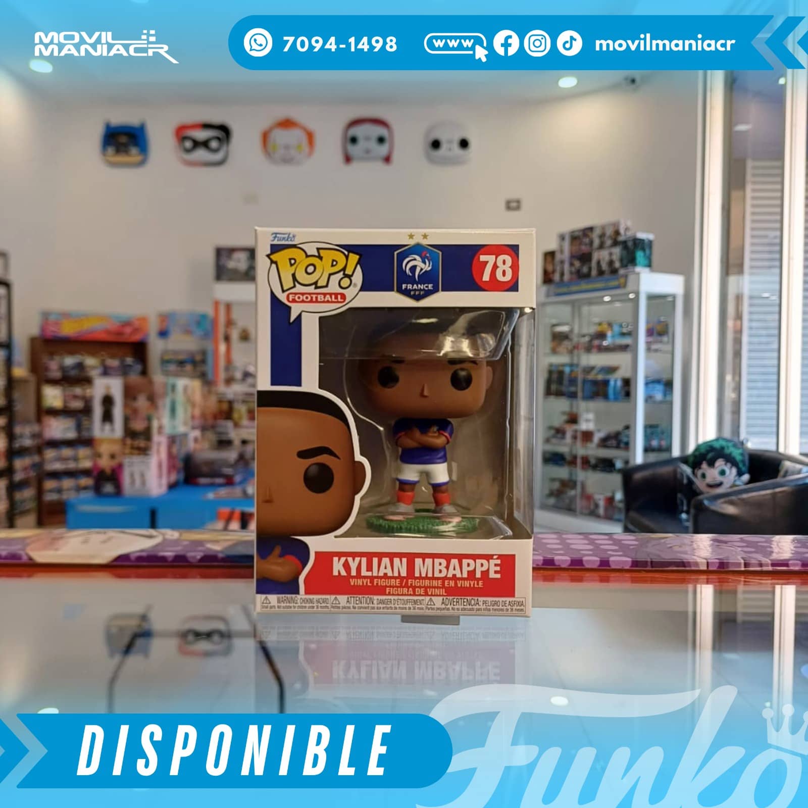 Funko Pop World Cup 2026 France Kylian Mbappe #78 - (Stock) ¡Disponible Ahora! 2 Funko Pop World Cup 2026 France Kylian Mbappe #78 - (Stock) ¡Disponible Ahora! - Imagen 2