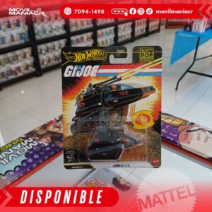 Hot Wheels Pop Culture G.I.JOE Cobra H.I.S.S. - Premium (Stock) ¡Disponible Ahora!