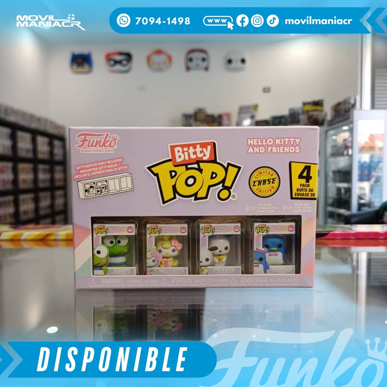4-Pack Bitty Pop Sanrio Hello Kitty and Friends Keroppi - (Stock) ¡Disponible Ahora! 2 4-Pack Bitty Pop Sanrio Hello Kitty and Friends Keroppi - (Stock) ¡Disponible Ahora! - Imagen 2
