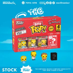 4-Pack Bitty Pop The Simpsons Maggie - (Stock) ¡Disponible Ahora!