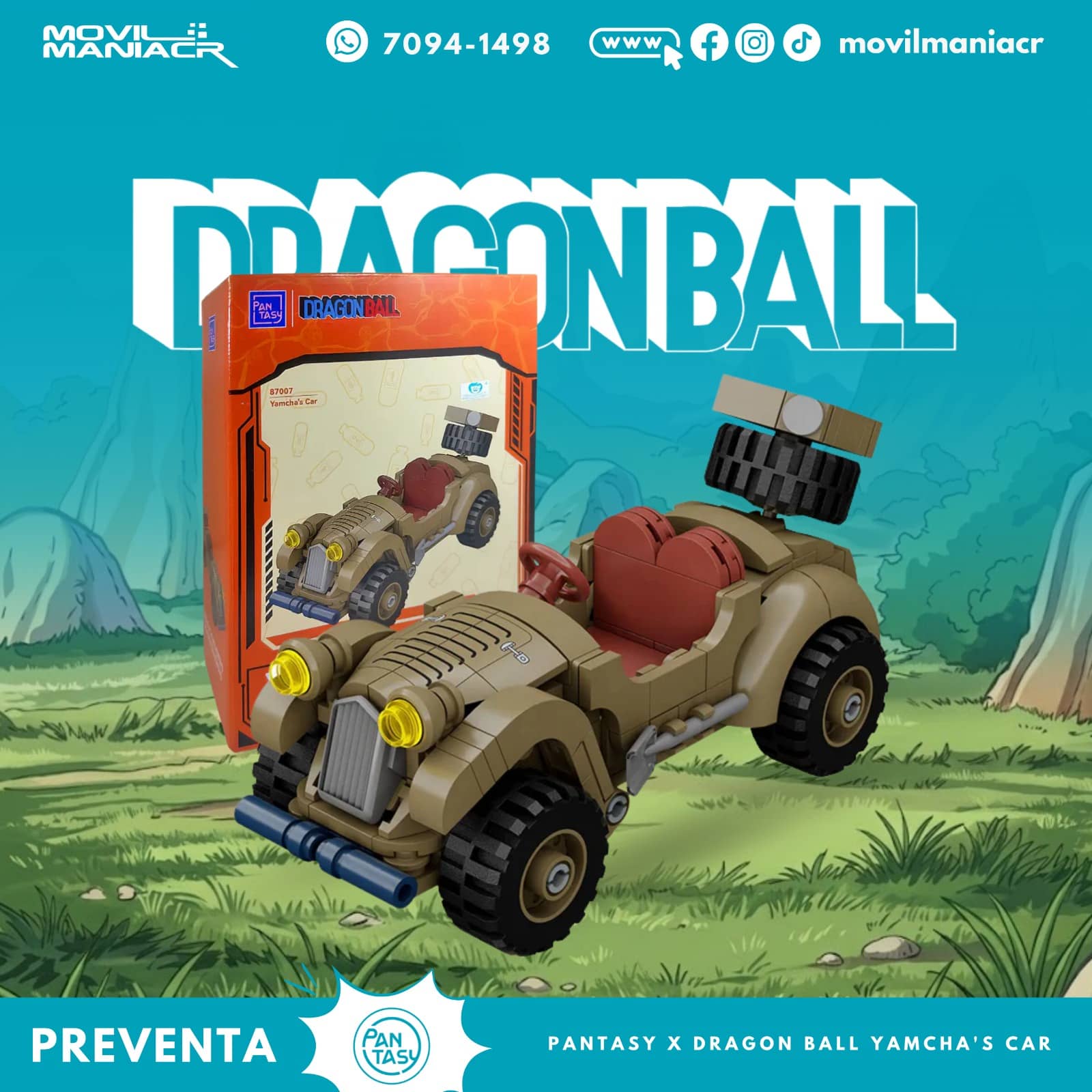Armable Pantasy Dragon Ball Yamcha's Car(87007) - (Preventa) ¡Reserva Ahora! 1 Armable Pantasy Dragon Ball Yamcha's Car(87007) - (Preventa) ¡Reserva Ahora!