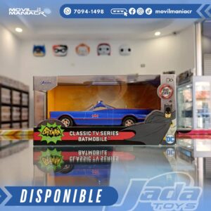 Carro Jada Toys Batman 1966 Classic TV Series Batmobile Escala 1:32 – (Stock) ¡Disponible Ahora!