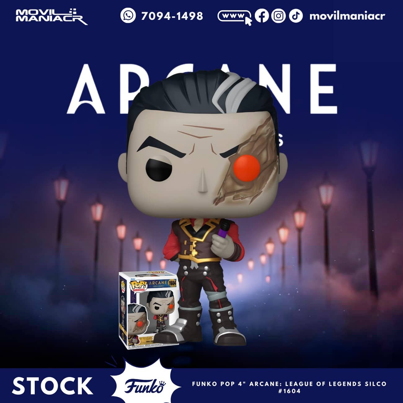 Funko Pop Arcane League of Legends Silco #1604 - (Stock) ¡Disponible Ahora! 1 Funko Pop Arcane League of Legends Silco #1604 - (Stock) ¡Disponible Ahora!