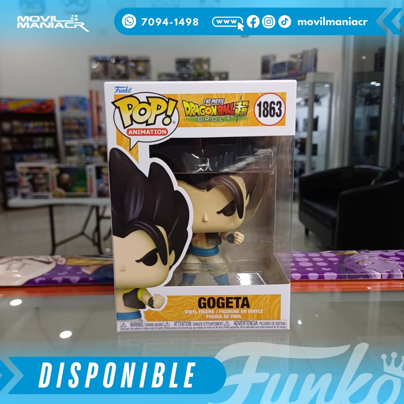 Funko Pop Dragon Ball Super Gogeta #1863 - (Stock) ¡Disponible Ahora! 2 Funko Pop Dragon Ball Super Gogeta #1863 - (Stock) ¡Disponible Ahora! - Imagen 2