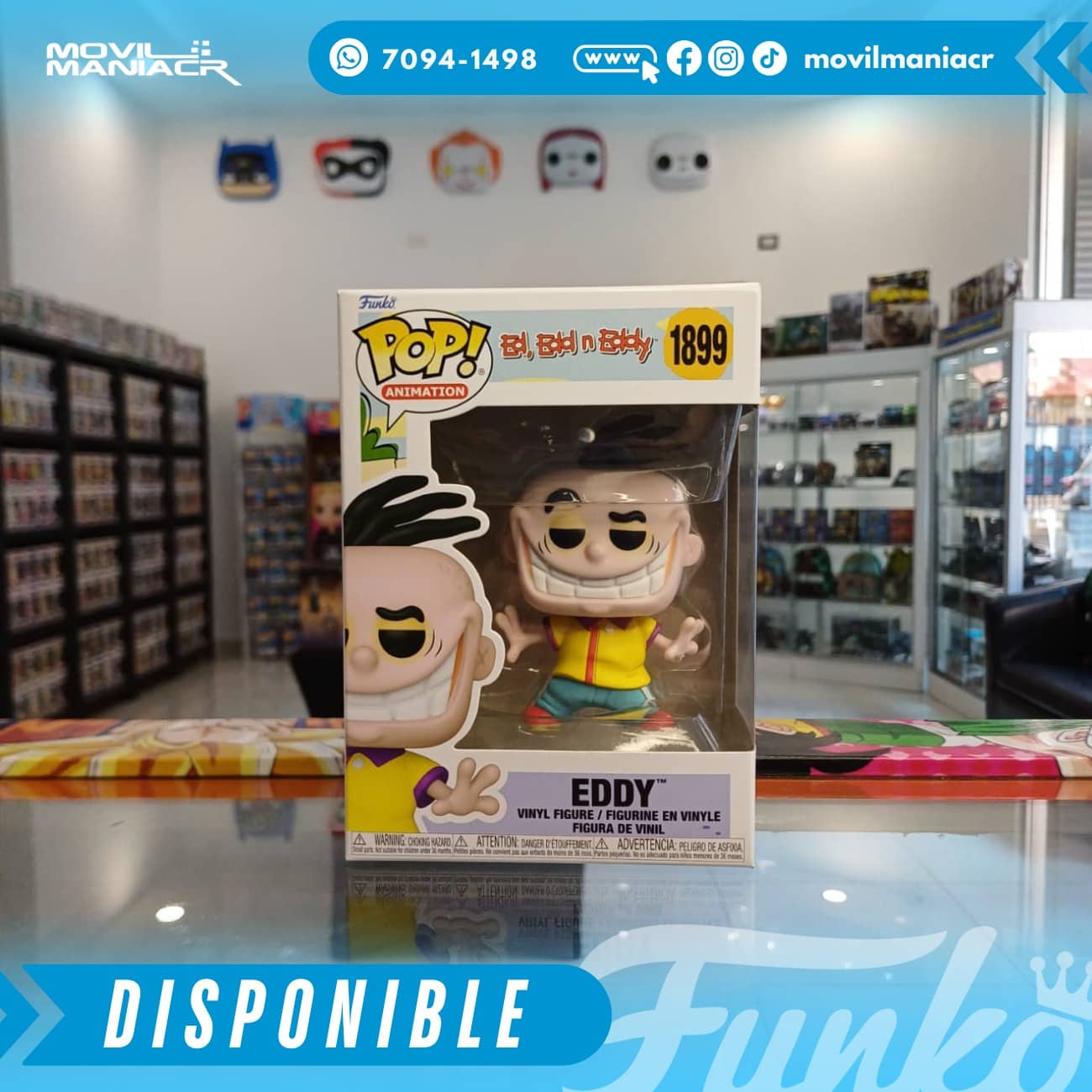 Funko Pop Ed Edd n Eddy Eddy #1899 - (Stock) ¡Disponible Ahora! 2 Funko Pop Ed Edd n Eddy Eddy #1899 - (Stock) ¡Disponible Ahora! - Imagen 2