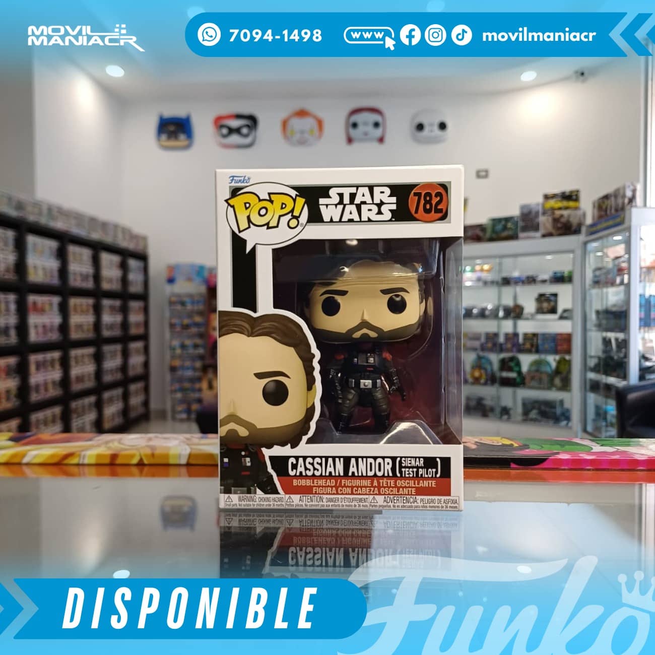 Funko Pop Star Wars Cassian Andor (Sienar Test Pilot) #782 - (Stock) ¡Disponible Ahora! 2 Funko Pop Star Wars Cassian Andor (Sienar Test Pilot) #782 - (Stock) ¡Disponible Ahora! - Imagen 2
