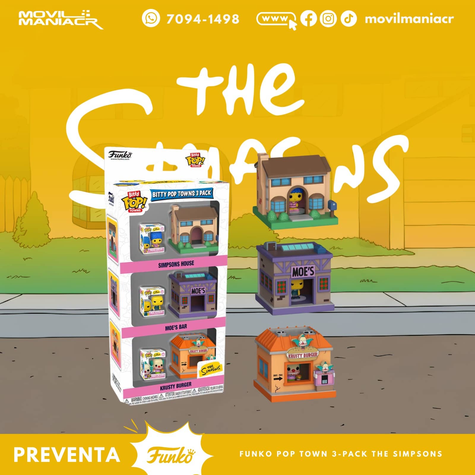 3-Pack Town Bitty Pop The Simpsons - (Preventa) ¡Reserva Ahora! 1 3-Pack Town Bitty Pop The Simpsons - (Preventa) ¡Reserva Ahora!