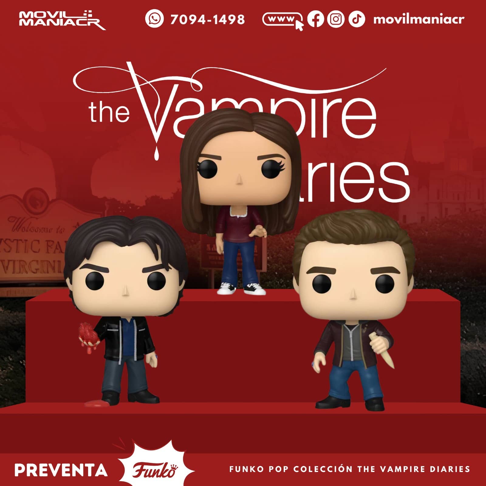 Colección 3 Funko Pop The Vampire Diaries - (Preventa) ¡Reserva Ahora! 1 Colección 3 Funko Pop The Vampire Diaries - (Preventa) ¡Reserva Ahora!