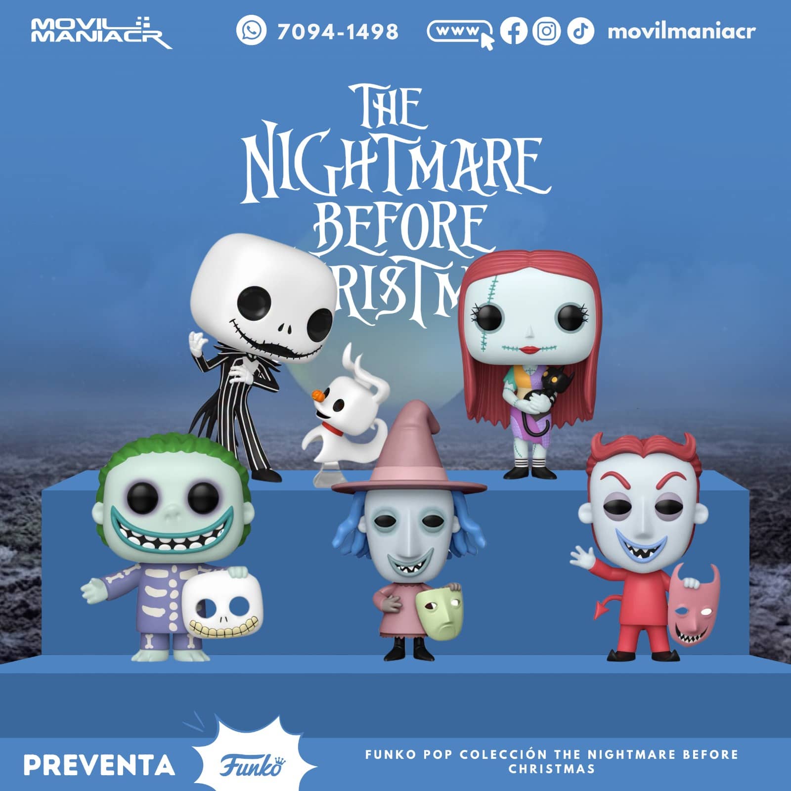 Colección 5 Funko Pop The Nightmare Before Christmas - (Preventa) ¡Reserva Ahora! 1 Colección 5 Funko Pop The Nightmare Before Christmas - (Preventa) ¡Reserva Ahora!